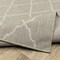 Homeroots 3 x 5 ft. Gray & Ivory Trellis Indoor & Outdoor Area Rug 389548 - alternate 10